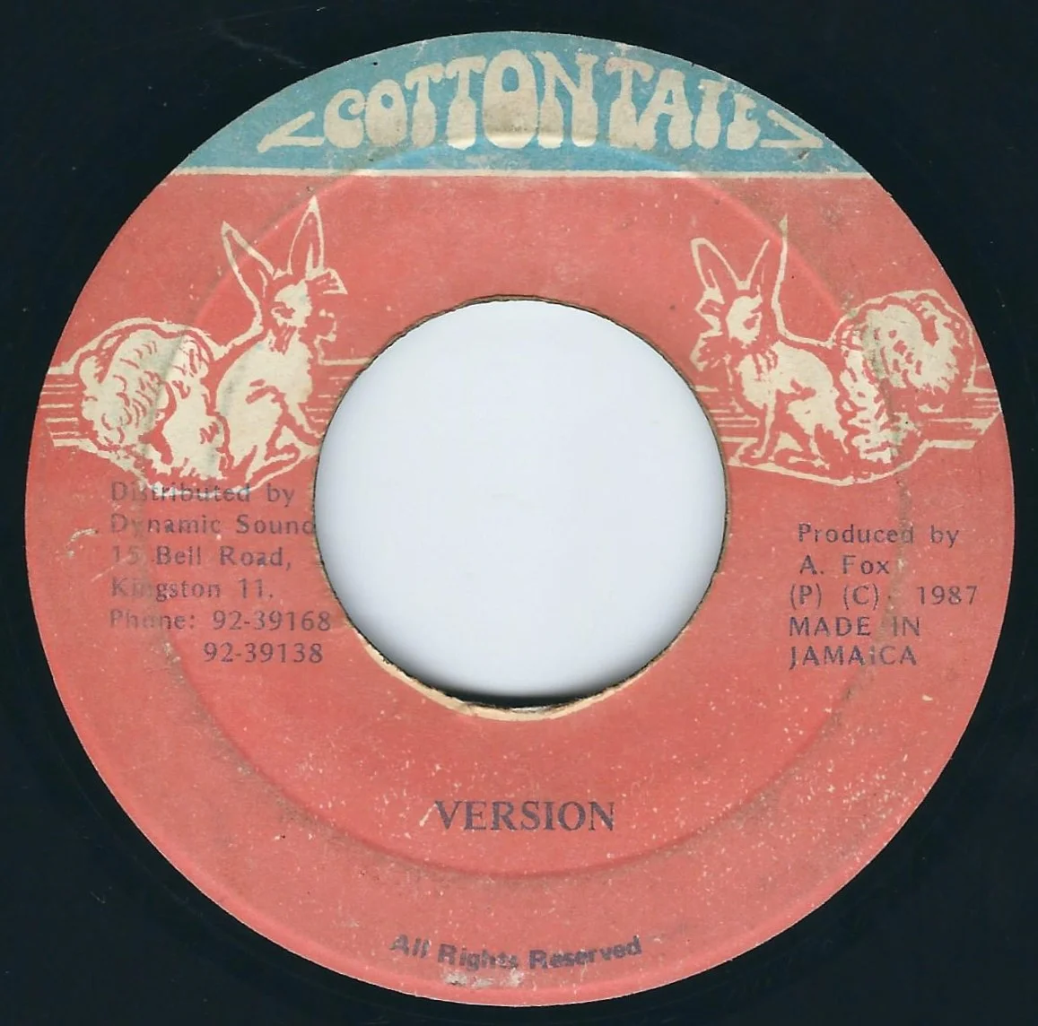 英7” Oral John Me No Wah No Bun  CT001 Cottontail /00080 Oral John - Me No Wah No Bun + Dub - 7